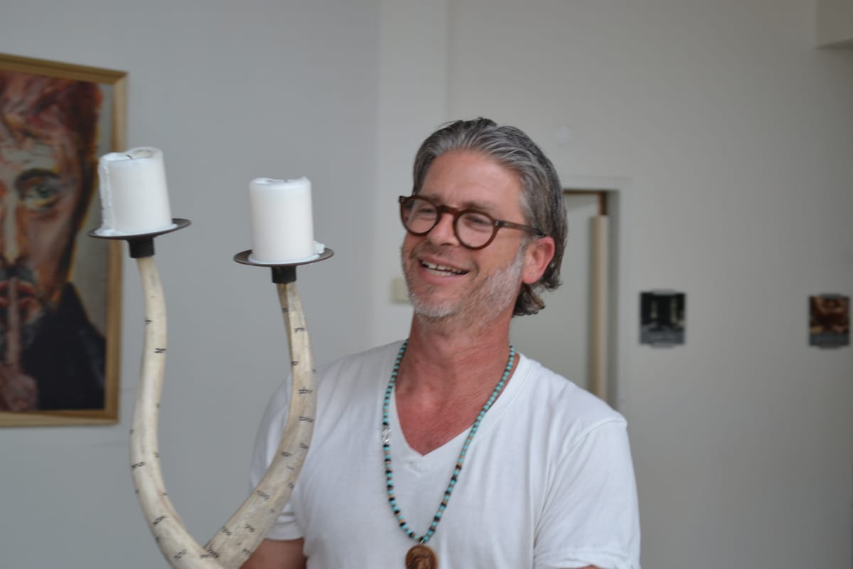 Roni Levavi in the workshop